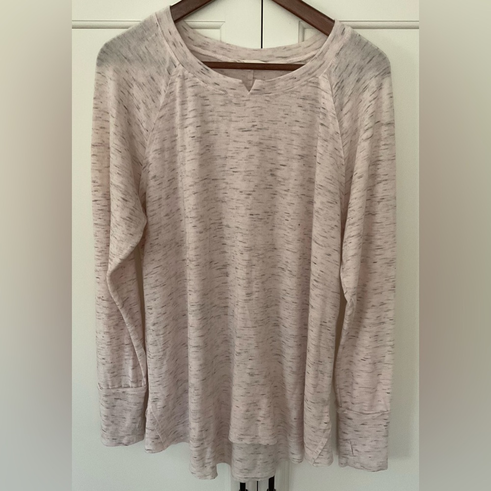 Space Dye by Spring + Mercer Comfy Yoga lounge Tee Sz L